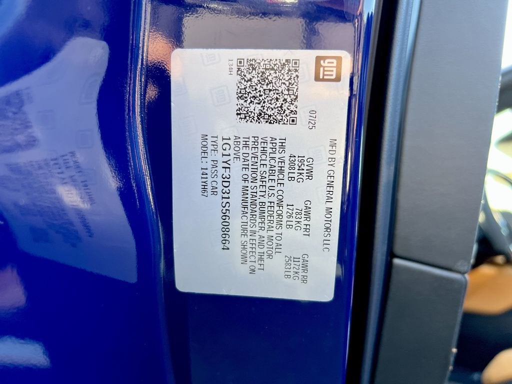 2025 Chevrolet Corvette Z06 3LZ