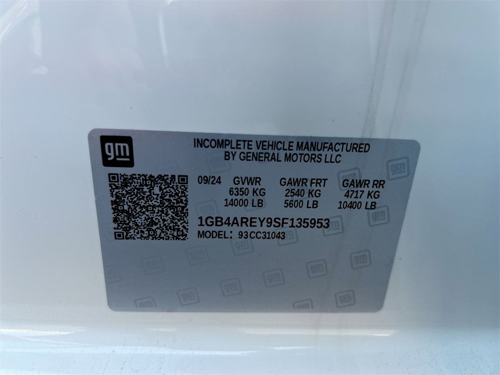 2025 Chevrolet Silverado 3500 HD Chassis Cab Work Truck