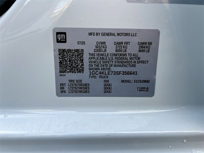 2025 Chevrolet Silverado 2500 HD WT