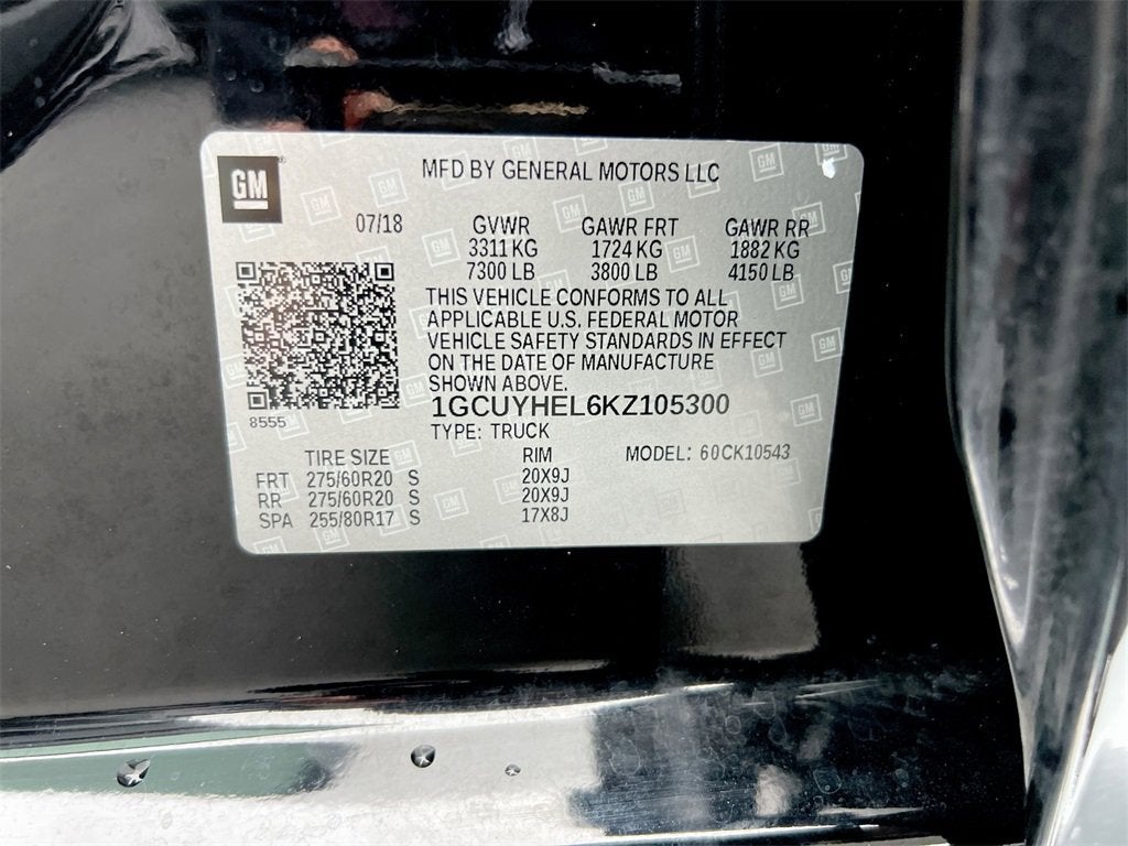 2019 Chevrolet Silverado 1500 High Country