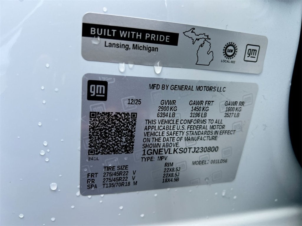 2026 Chevrolet Traverse RS