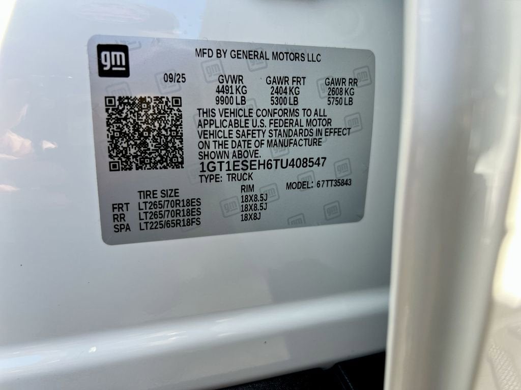 2026 GMC Sierra EV Elevation Standard Range