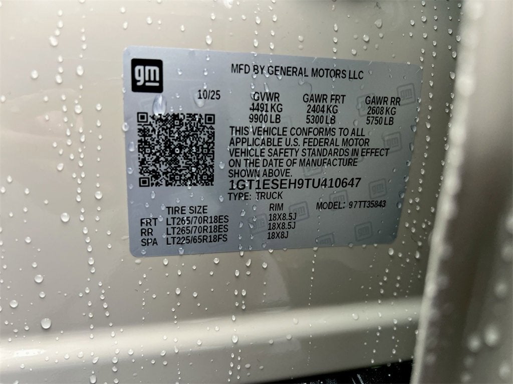 2026 GMC Sierra EV Elevation Standard Range