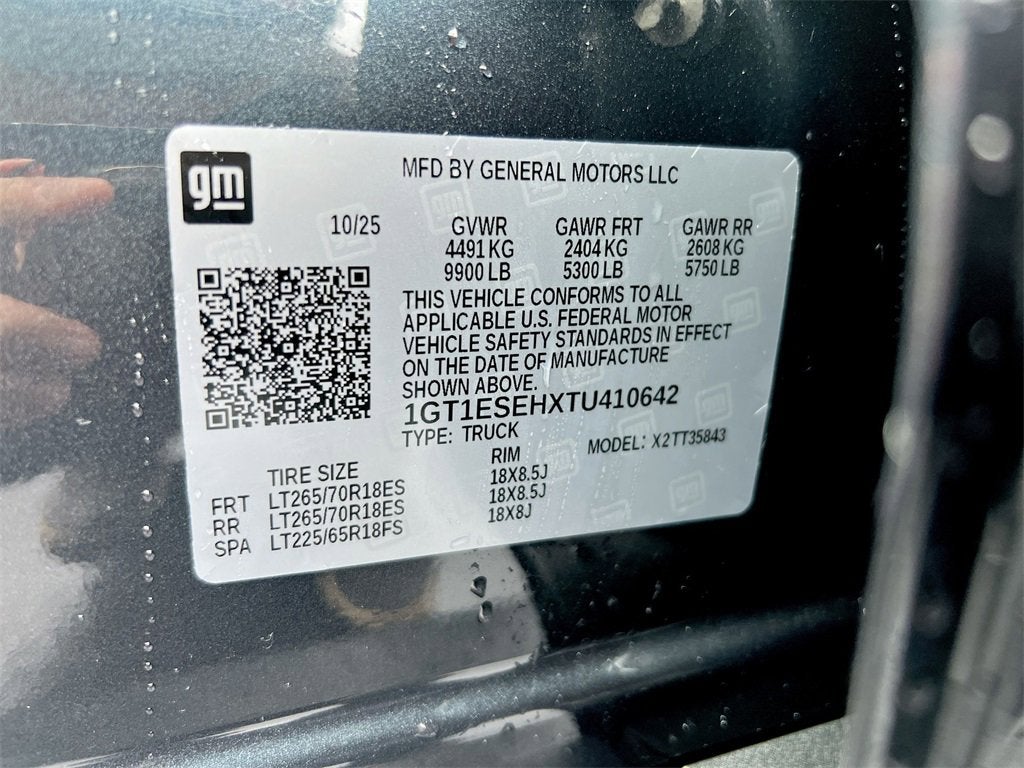 2026 GMC Sierra EV Elevation Standard Range