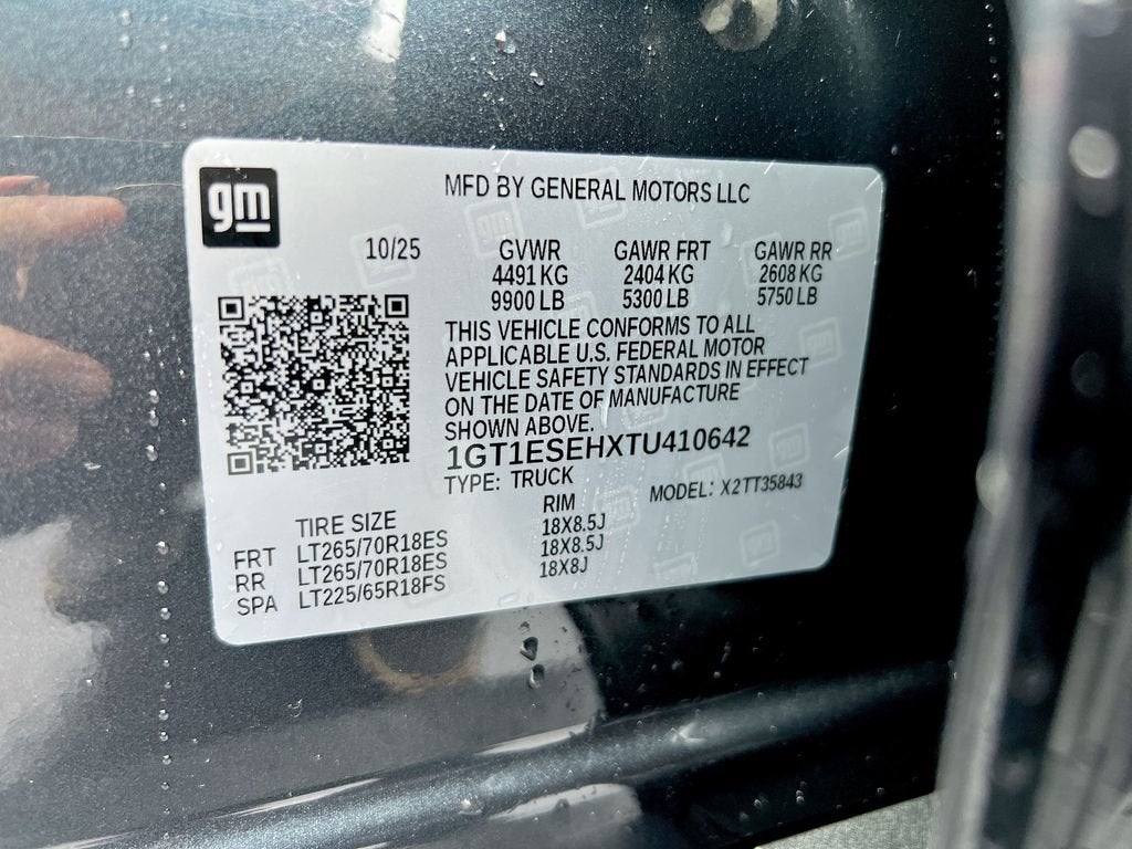 2026 GMC Sierra EV Elevation Standard Range