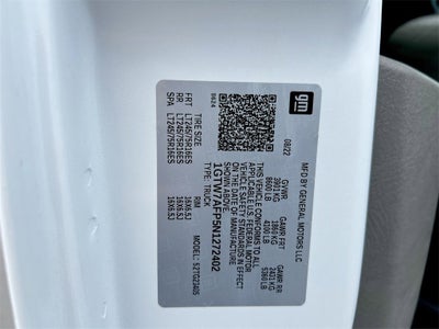 2022 GMC Savana Cargo 2500 Work Van