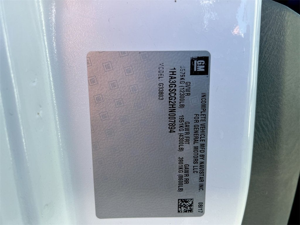 2017 Chevrolet Express Cutaway 3500 Work Van