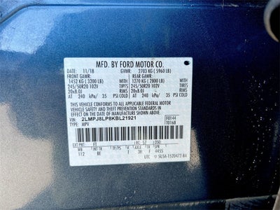 2019 Lincoln Nautilus Reserve