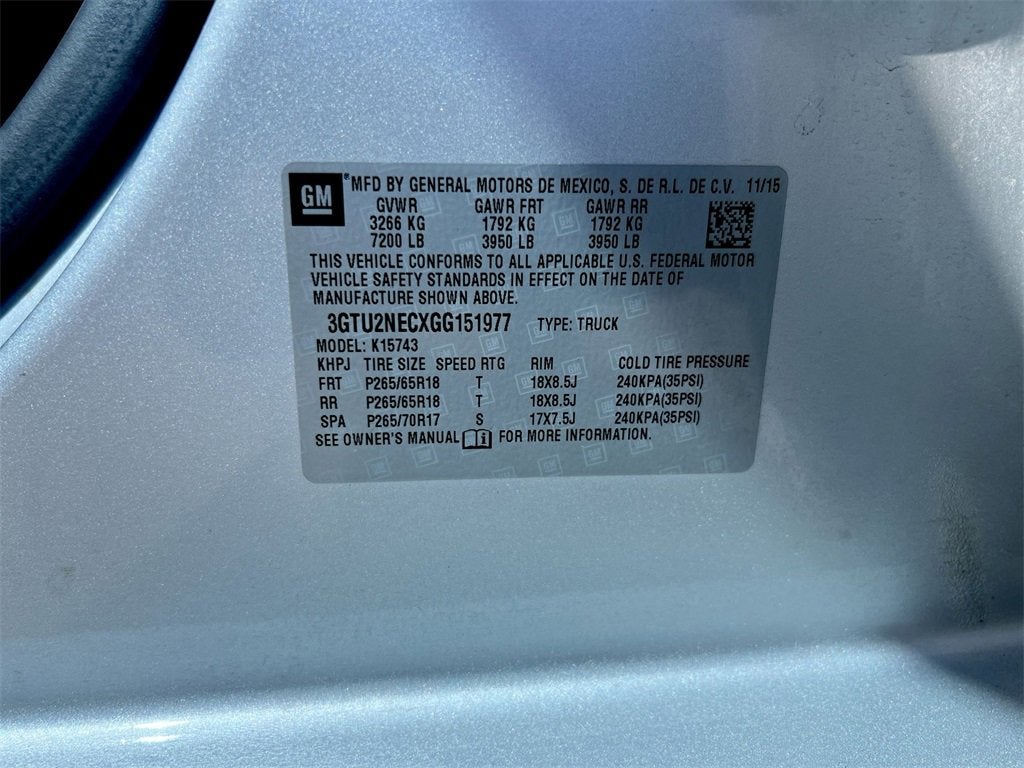 2016 GMC Sierra 1500 SLT