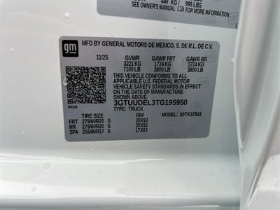 2026 GMC Sierra 1500 SLT