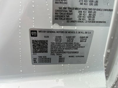 2026 GMC Sierra 1500 AT4X