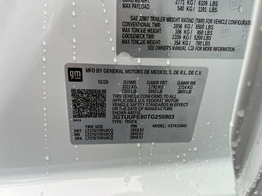 2026 GMC Sierra 1500 AT4X