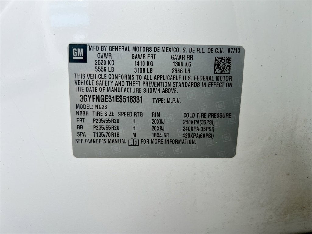 2014 Cadillac SRX Premium Collection