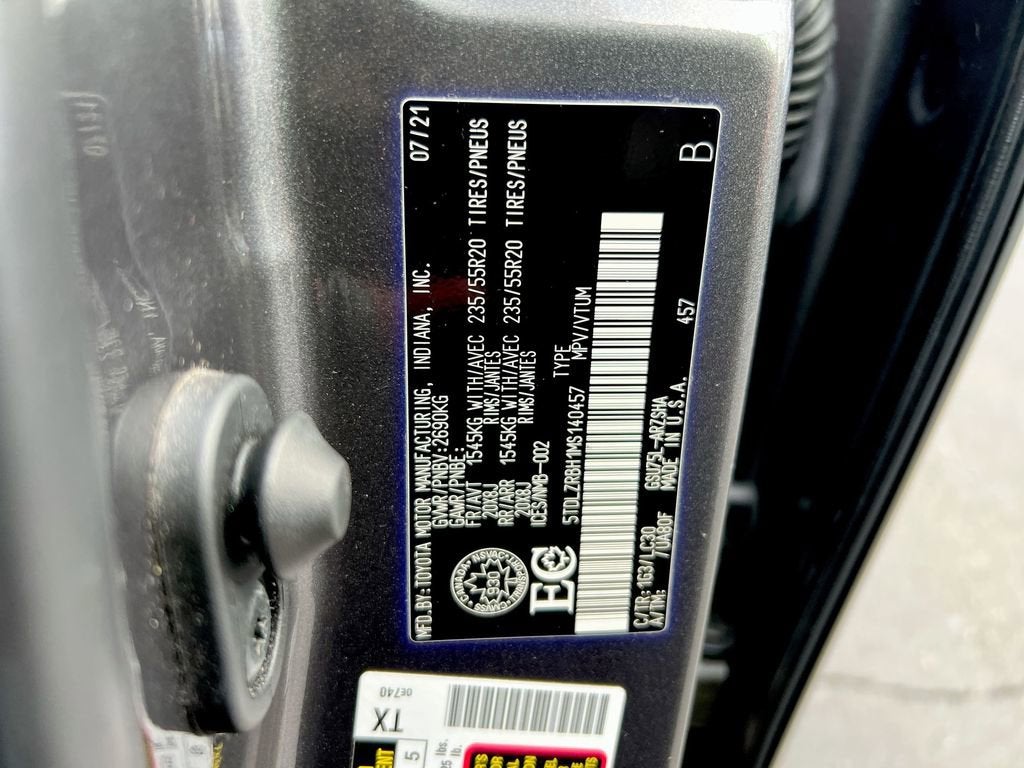 2021 Toyota Highlander XSE