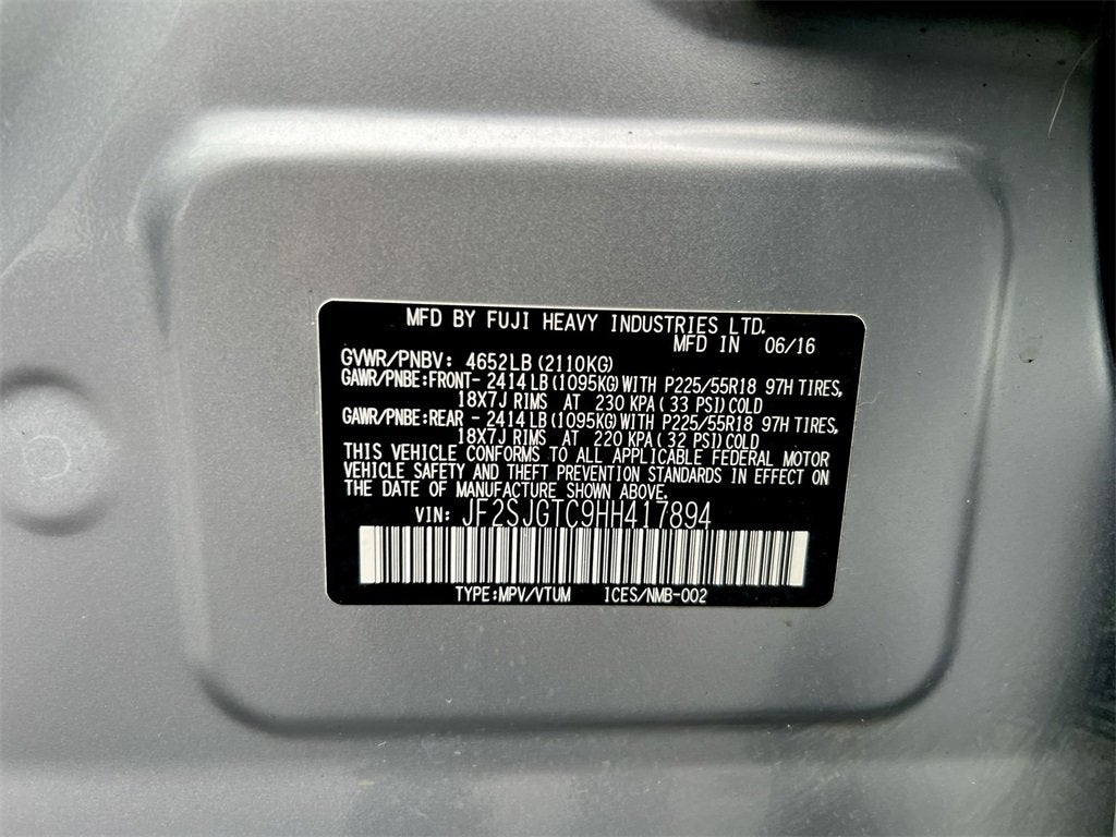 2017 Subaru Forester 2.0XT Touring