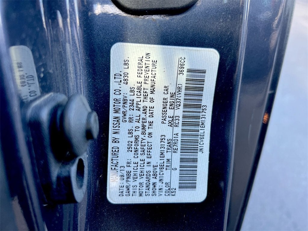 2014 INFINITI Q60 NA