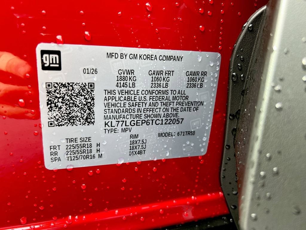 2026 Chevrolet Trax 1RS