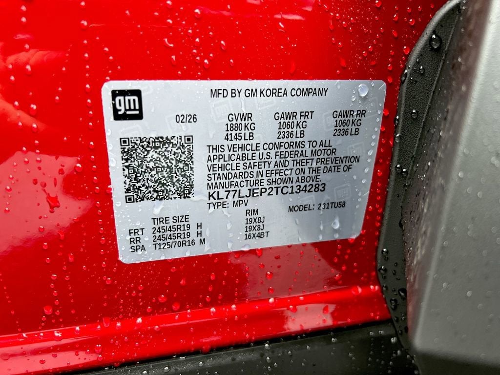 2026 Chevrolet Trax 2RS