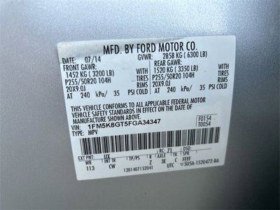 2015 Ford Explorer Sport