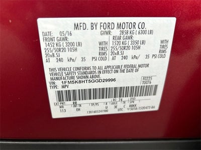 2016 Ford Explorer Platinum