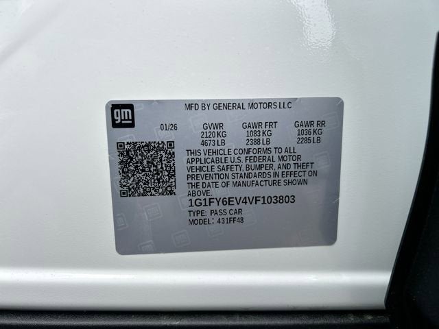 2027 Chevrolet Bolt LT