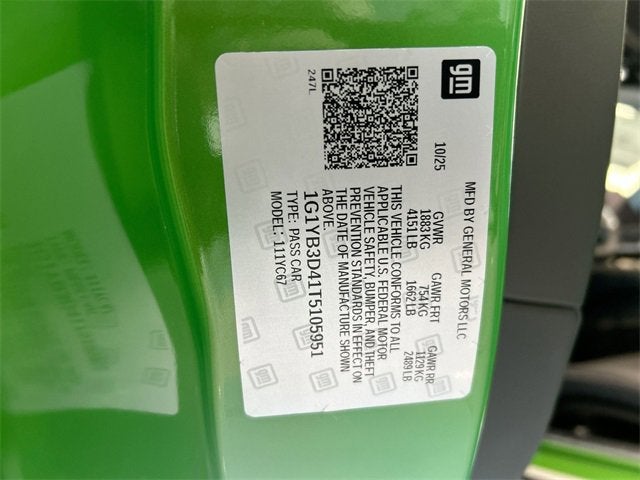 2026 Chevrolet Corvette Stingray 2LT