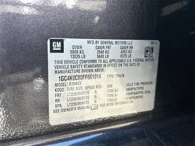 2015 Chevrolet Silverado 3500 HD LTZ