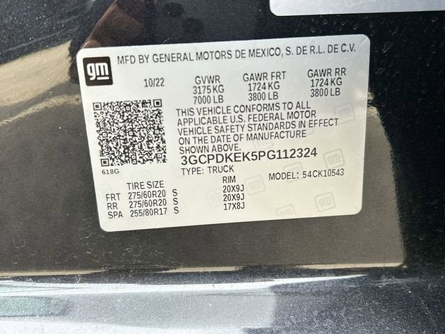 2023 Chevrolet Silverado 1500 LT (2FL)