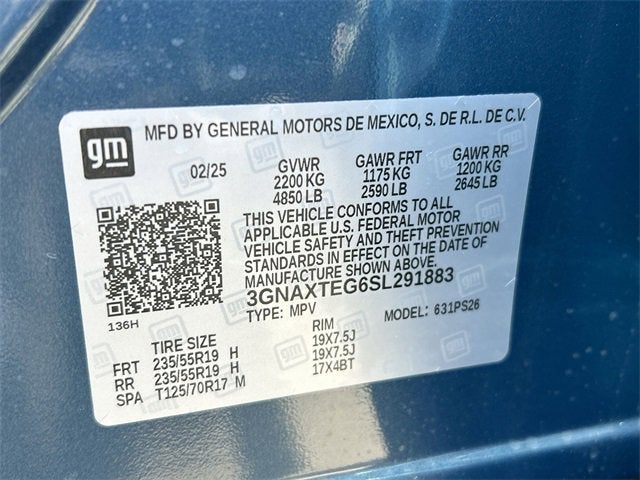 2025 Chevrolet Equinox RS