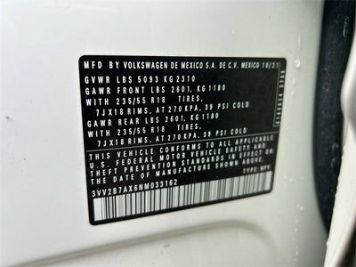 2022 Volkswagen Tiguan 2.0T SE