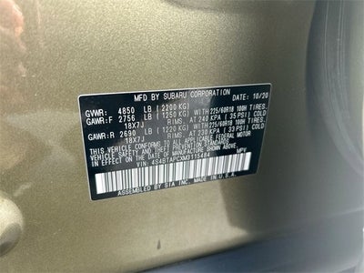 2021 Subaru Outback Touring