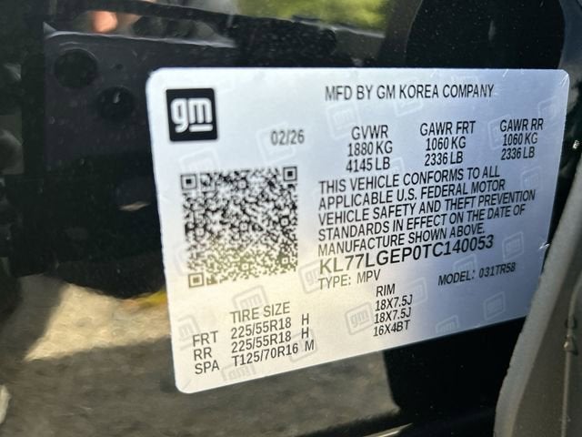 2026 Chevrolet Trax 1RS