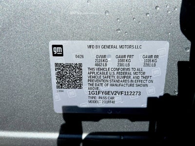 2027 Chevrolet Bolt LT