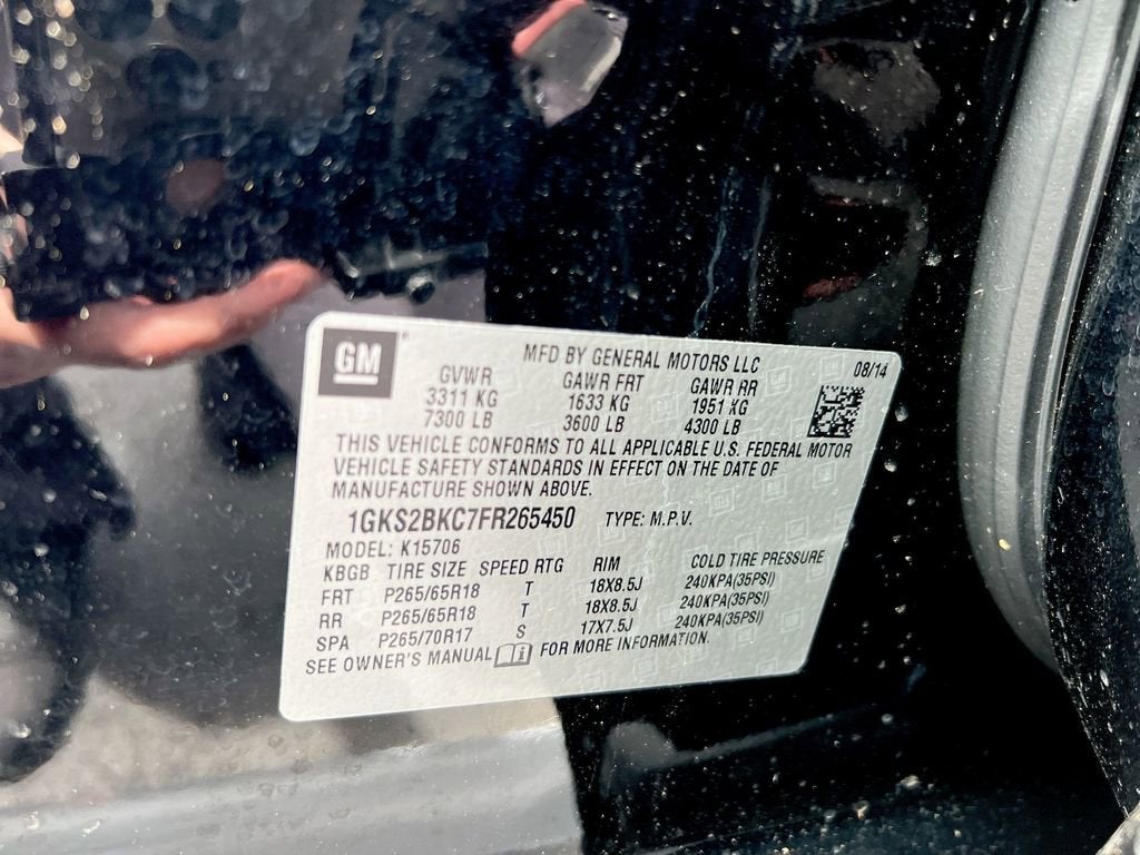 2015 GMC Yukon SLT