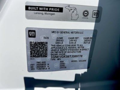2026 Chevrolet Traverse LT