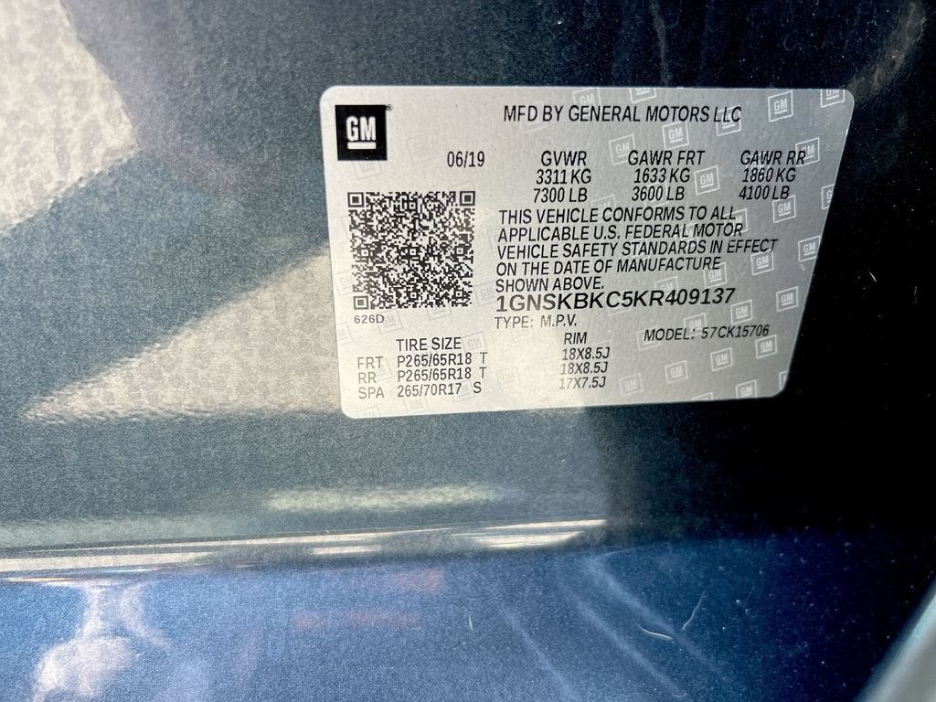 2019 Chevrolet Tahoe LT