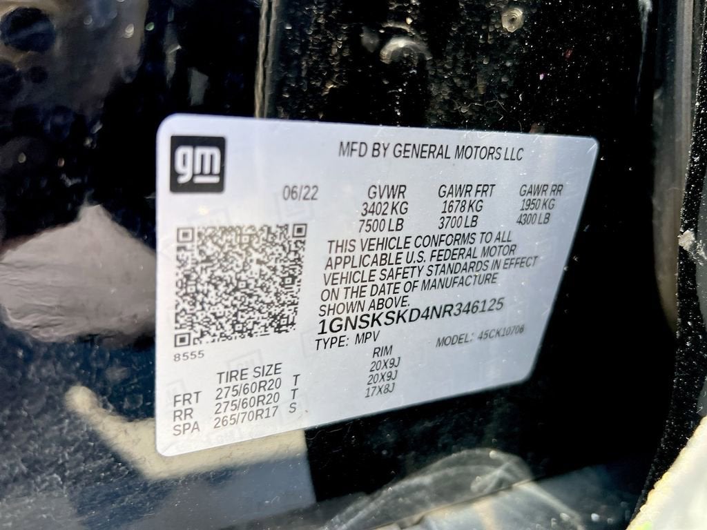 2022 Chevrolet Tahoe Premier