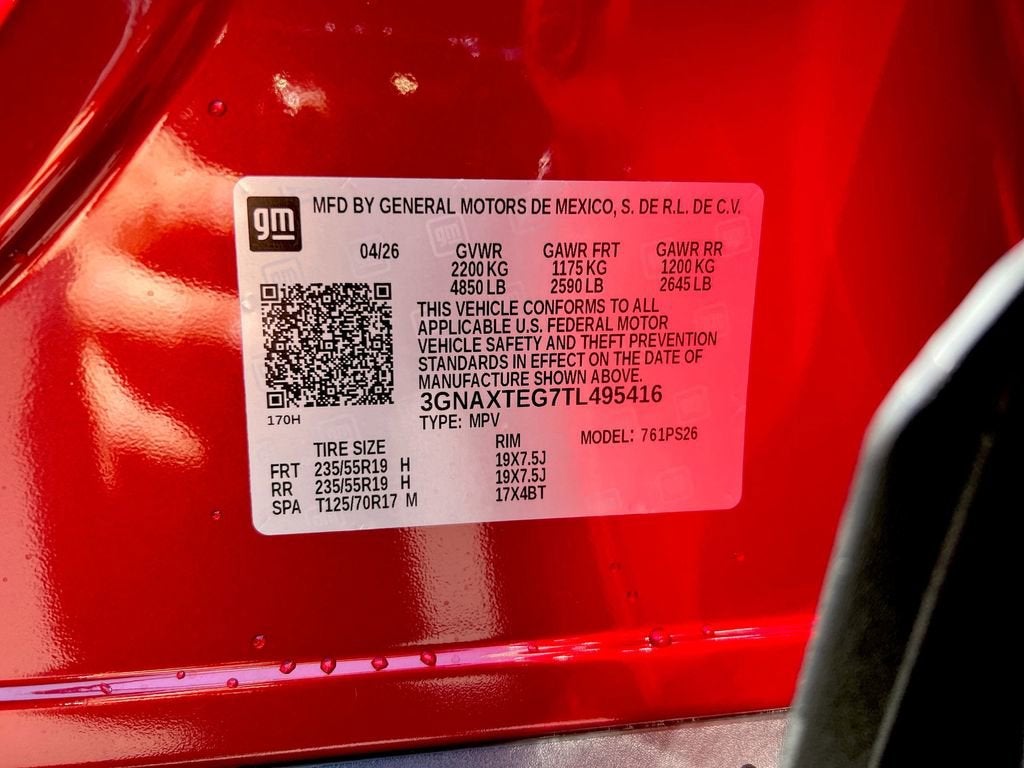 2026 Chevrolet Equinox RS