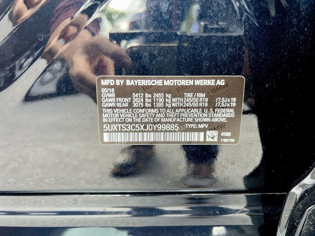 2018 BMW X3 M40i