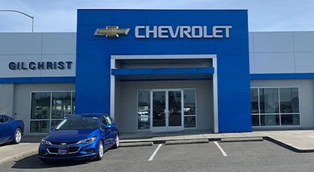 Side shot of Gilchrist Chevrolet dealership