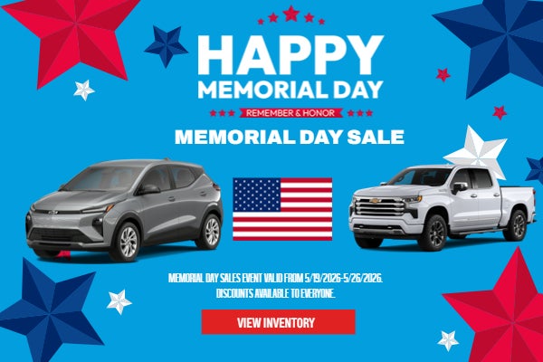 Memorial Day Sales Event